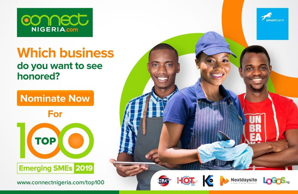Connect Nigeria Launches 2019 Edition of TOP 100 Emerging SMEs CN TOP 100 Nominate CFA Media5 1000x650 02
